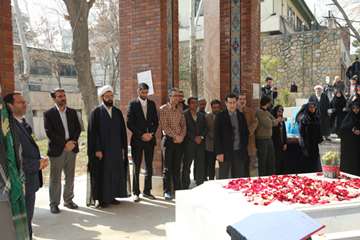 مراسم سالگرد تدفین شهدای گمنام دانشگاه 